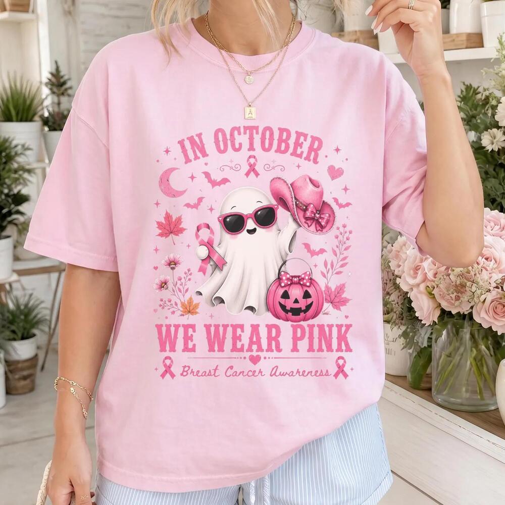 Western  Shirt, Ghost Cancer Shirt,  Halloween